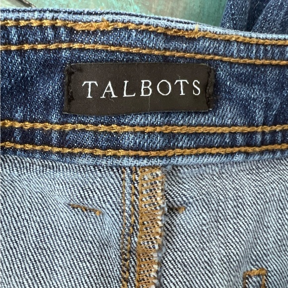 Talbots Wide Leg Crop Jeans Size 12P - Picture 9 of 11